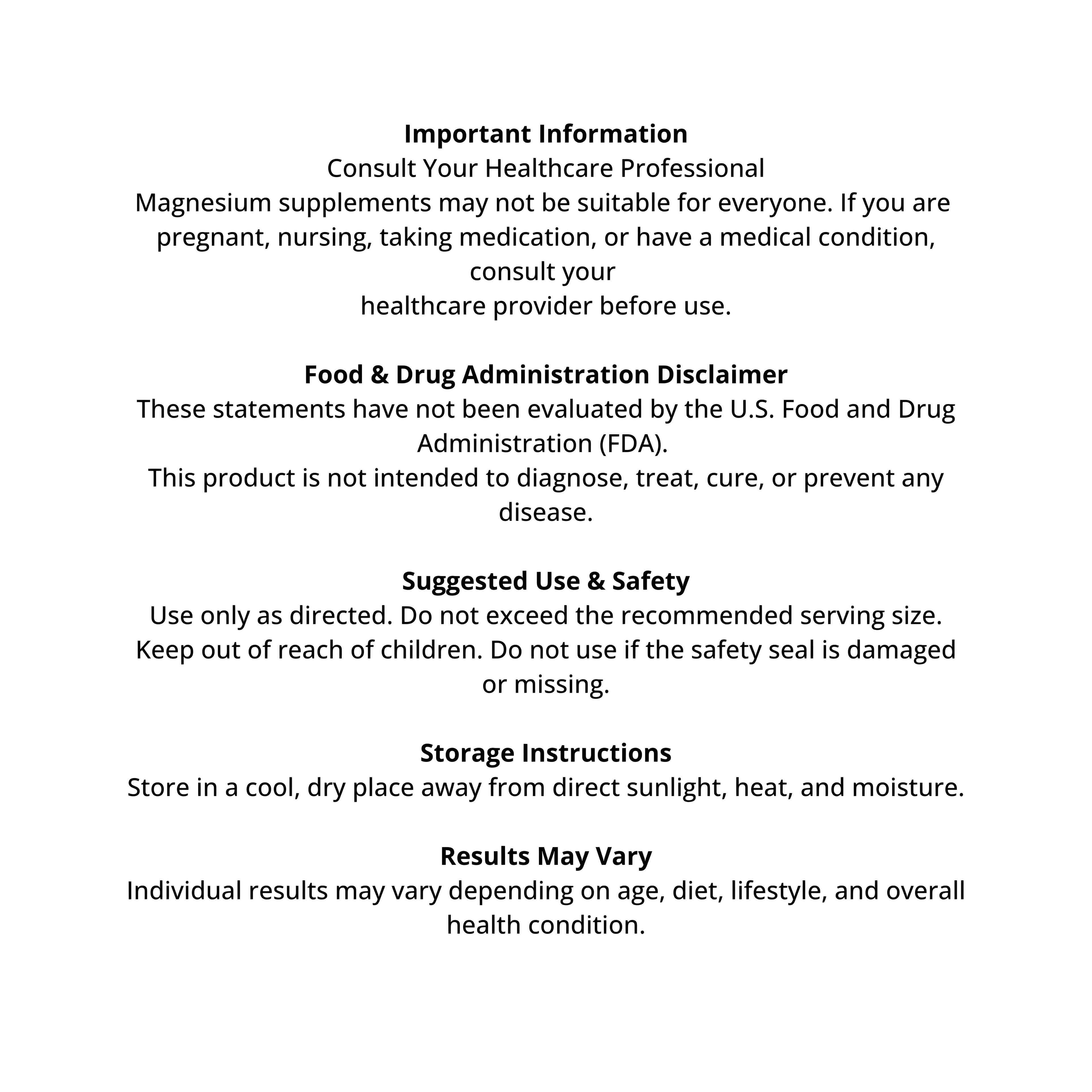 Magnesium Complex 1000MG